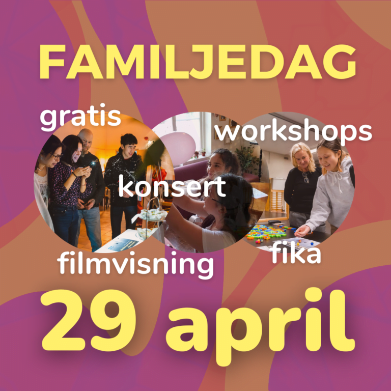 Familjedag, Konstkollektivet Mölndal, öppet hus, prova på workshops, gratis, dans, konsert.